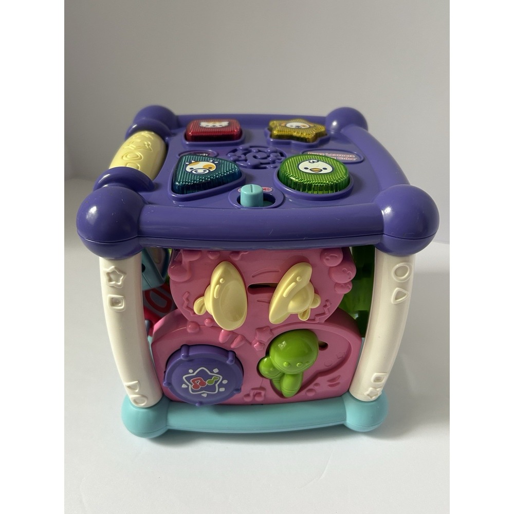 VTech Busy Learners Activity Cube,‎ Purple, Tested, Lights /Music Work